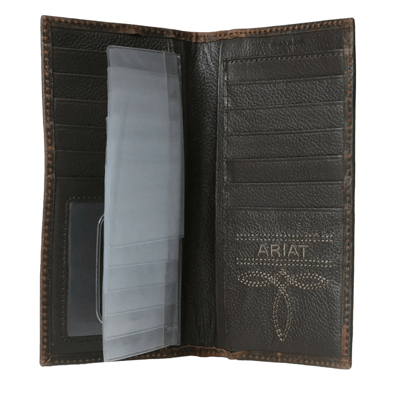 Ariat Performance Work Dark Copper Leather Checkbook