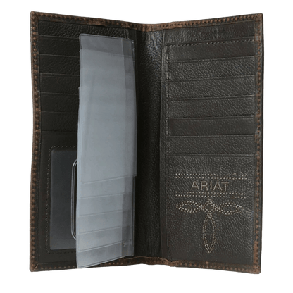 Ariat Performance Work Dark Copper Leather Checkbook