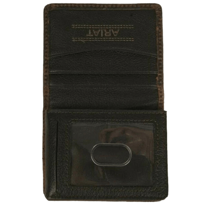 Ariat Bifold Offset Logo Brown