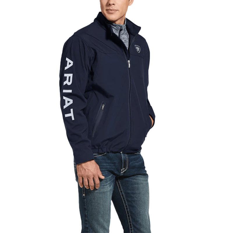 Ariat Men's New Team Navy Blue Softshell Jacket