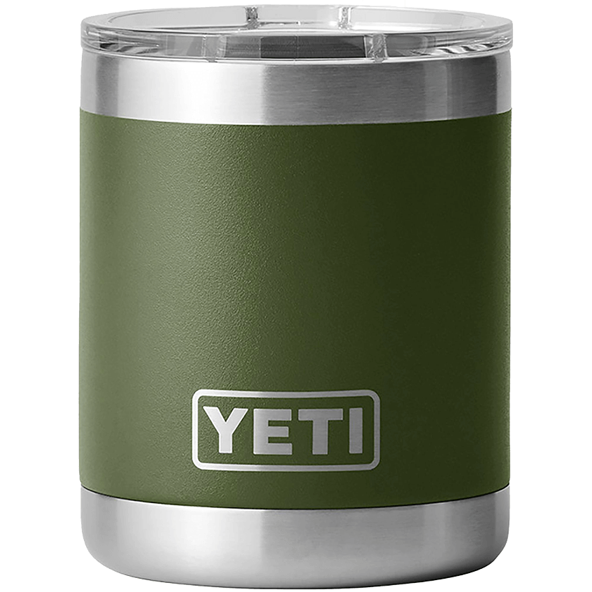 Yeti Rambler 10 oz Highlands Olive Lowball with Magslider Lid