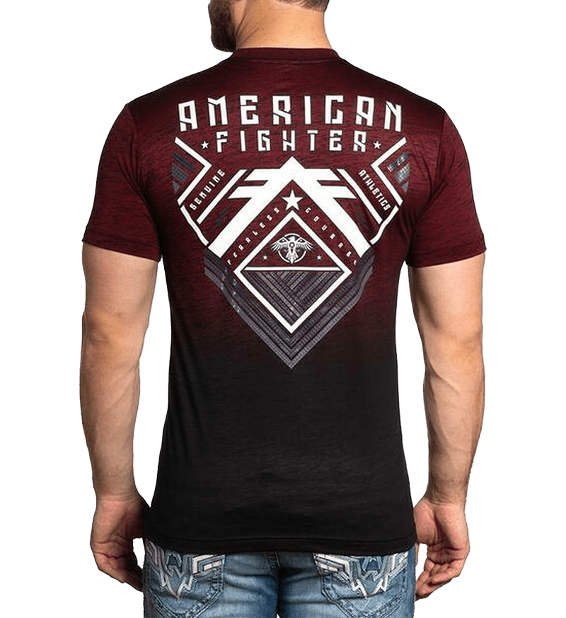 American Fighter Men's Amfi Gateway Rusted Red T-Shirt
