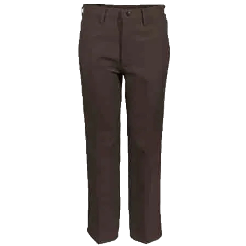 Wrangler Men's Heather Brown Stretch Twill Dress Jeans