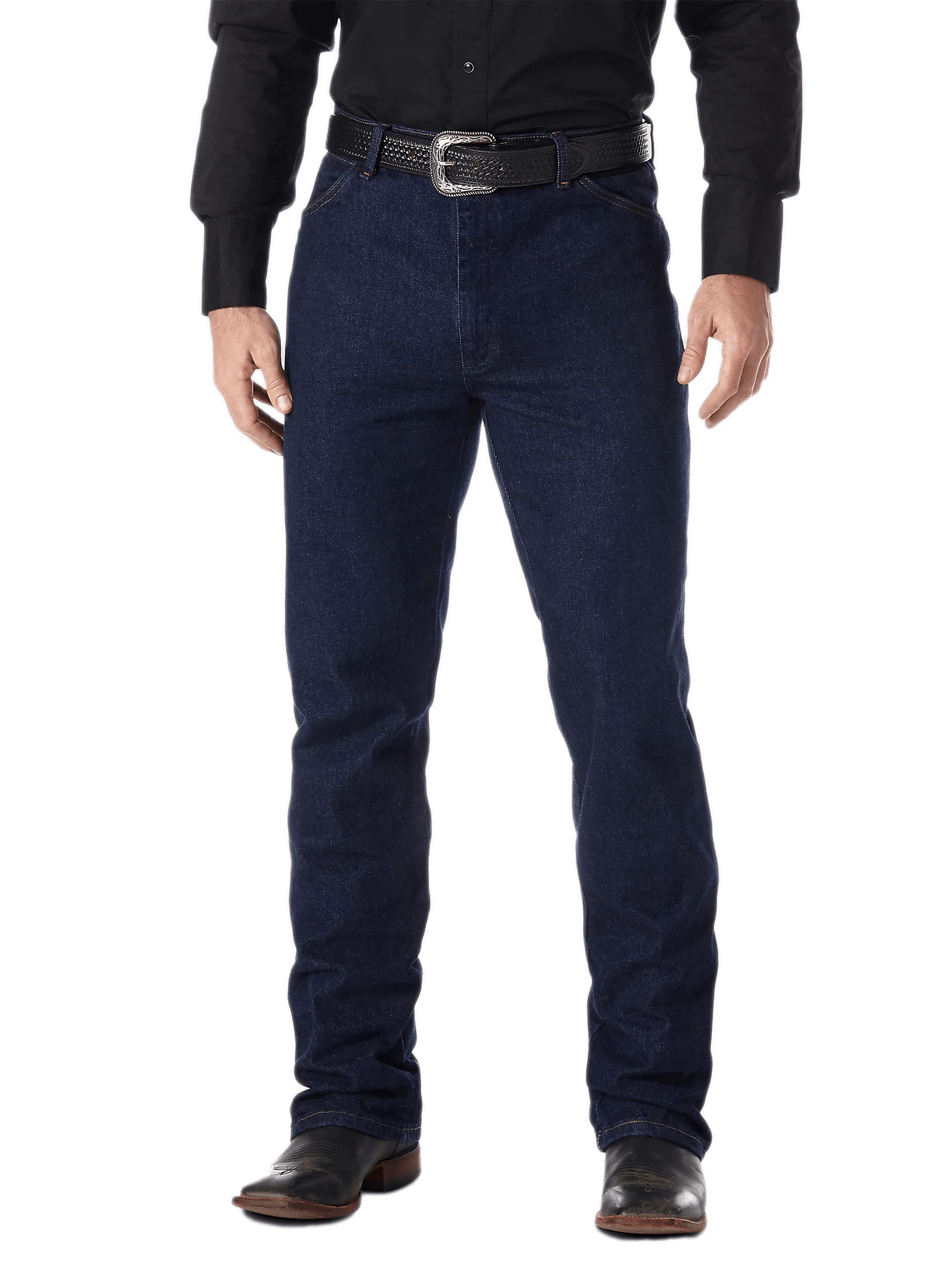 Quality Wrangler Men's Bootcut Stretch Work Jeans
