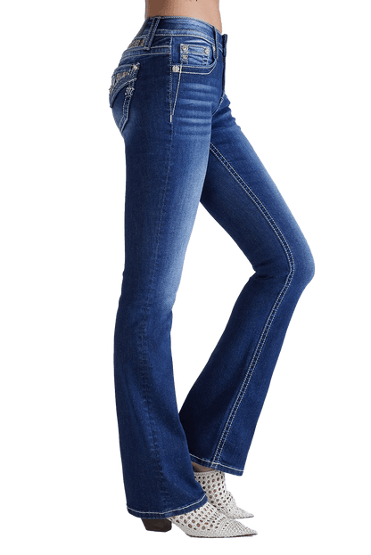 Miss Me Crown Jewel Bootcut Jeans