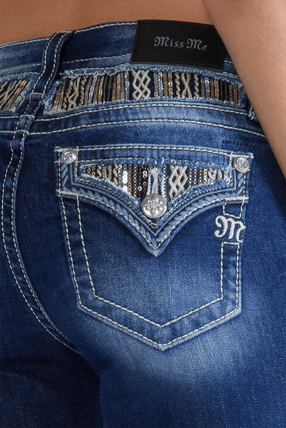 Miss Me Crown Jewel Bootcut Jeans