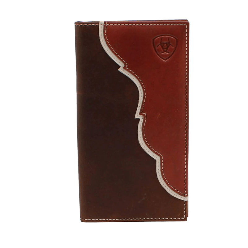 Ariat Two Tone Shield Rodeo Wallet | Western Style, Premium Leather