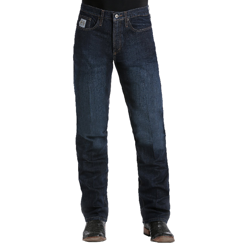 Cinch Men's Slim Fit Silver Label Dark Stone Blue Jeans