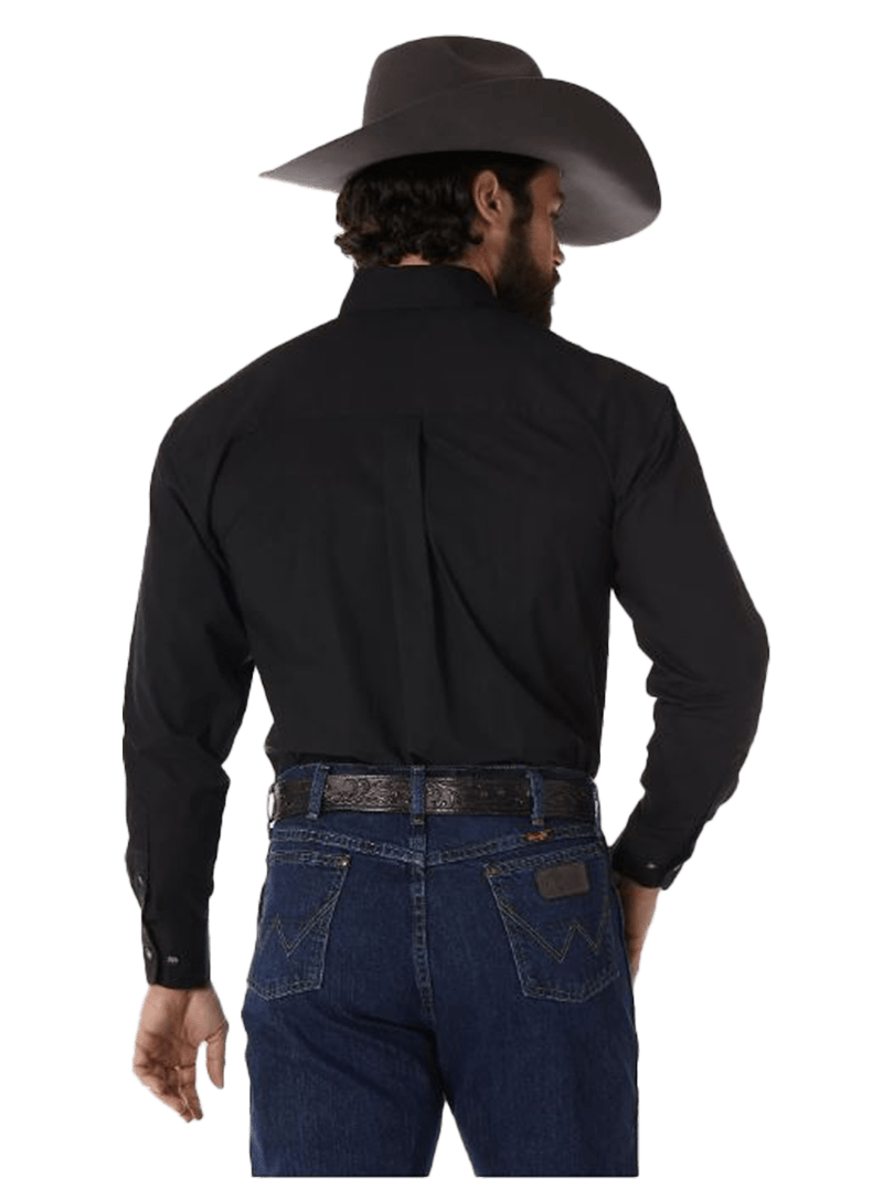 Wrangler George Strait Solid Black Shirt