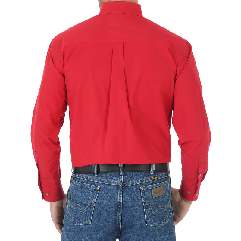 Wrangler George Strait Red Solid Shirt