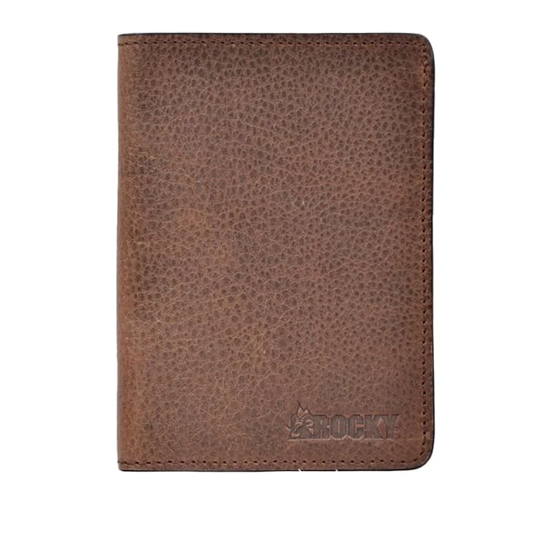 3-d Belt Mens Dark Brown Leather Wallet