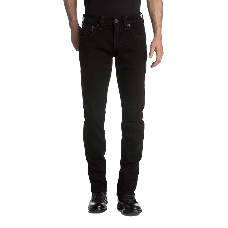 Shop Rock Revival Men's Alt Straight Jeans for Stylish Western Charm