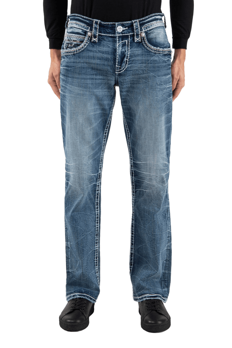 Rock Revival Men's Brayen B226 Boot Cut Jeans