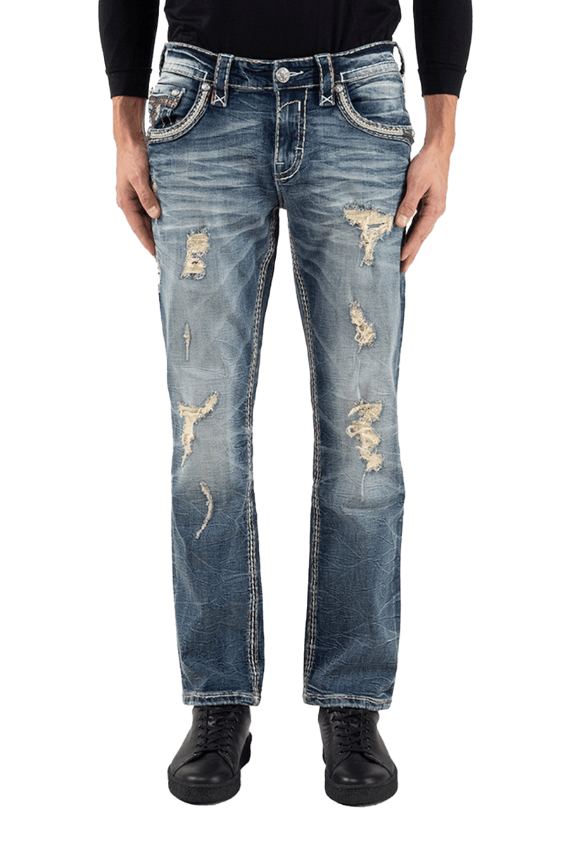 Rock Revival Men's Armie J212r Straight Jeans