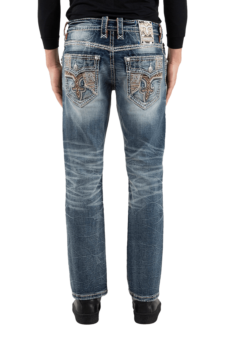 Rock Revival Men's Armie J212r Straight Jeans