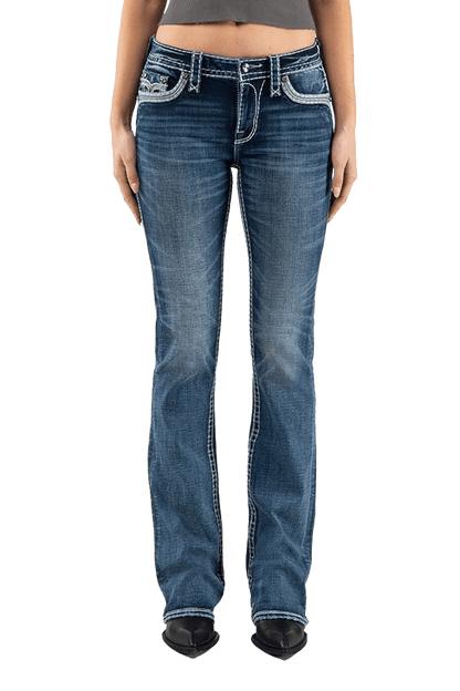 Rock Revival Women´s Arona Bootcut Straight Denim Jeans