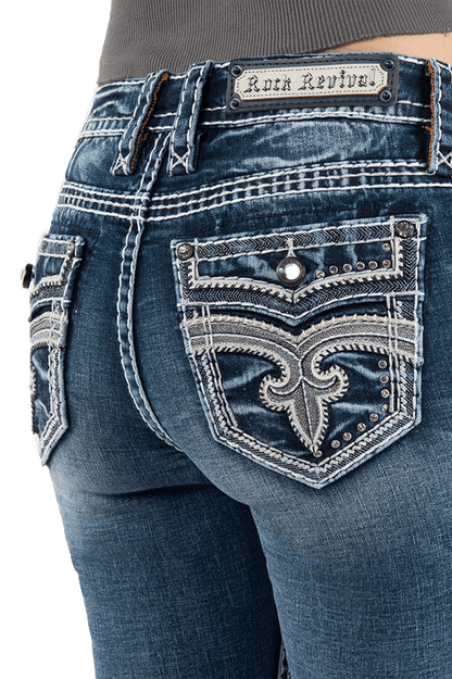 Rock Revival Women´s Arona Bootcut Straight Denim Jeans