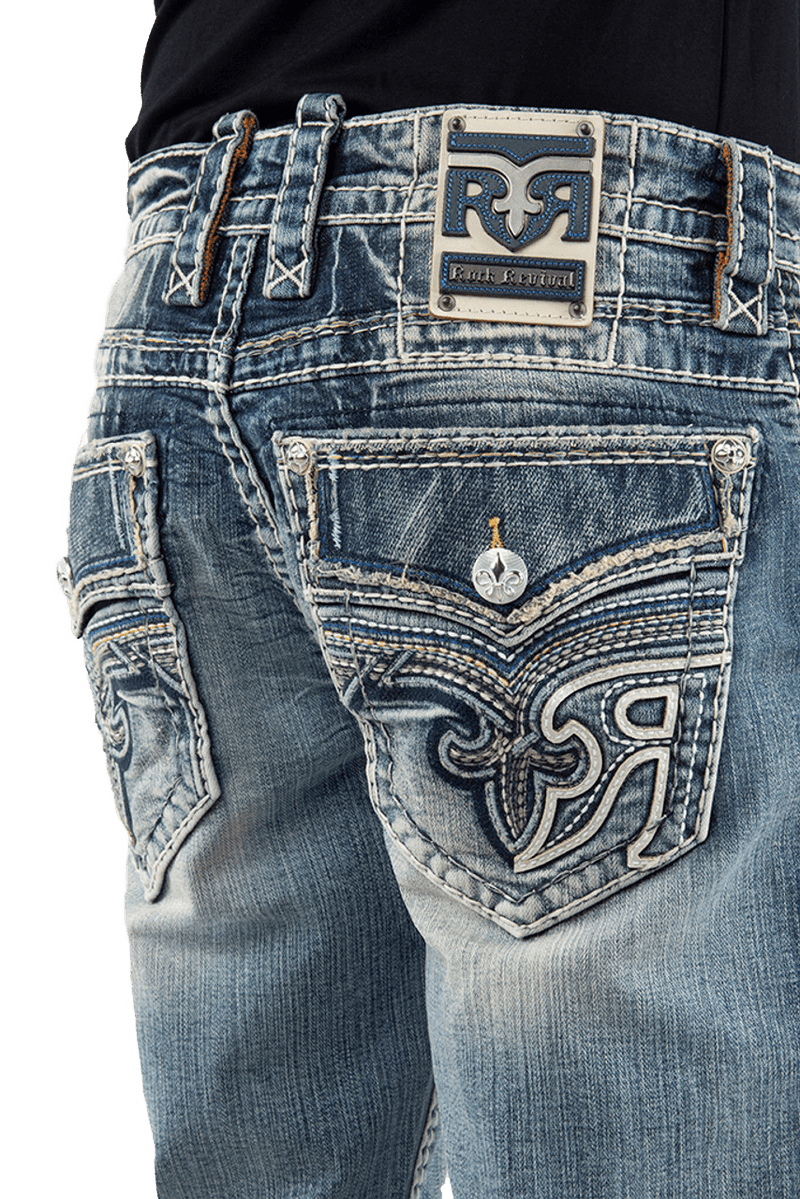 Rock Revival Men's Greyton A208r Alt Straight Jeans