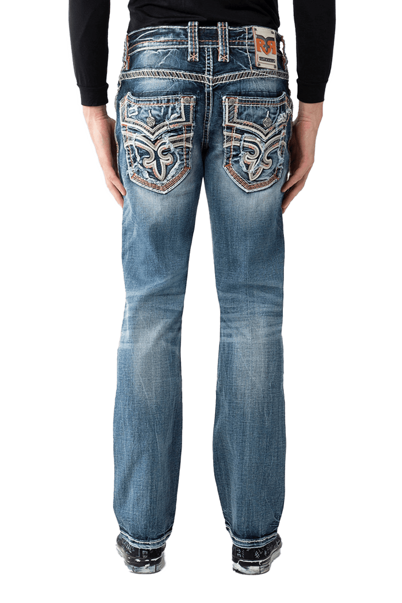 Rock Revival Men's Elijah J202r Straight Jeans