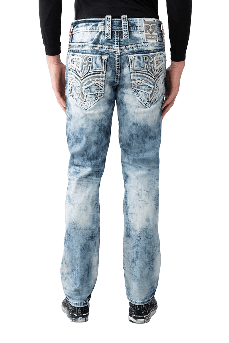 Rock Revival Men's Alt Straight 32" Talan A202 Denim Jeans