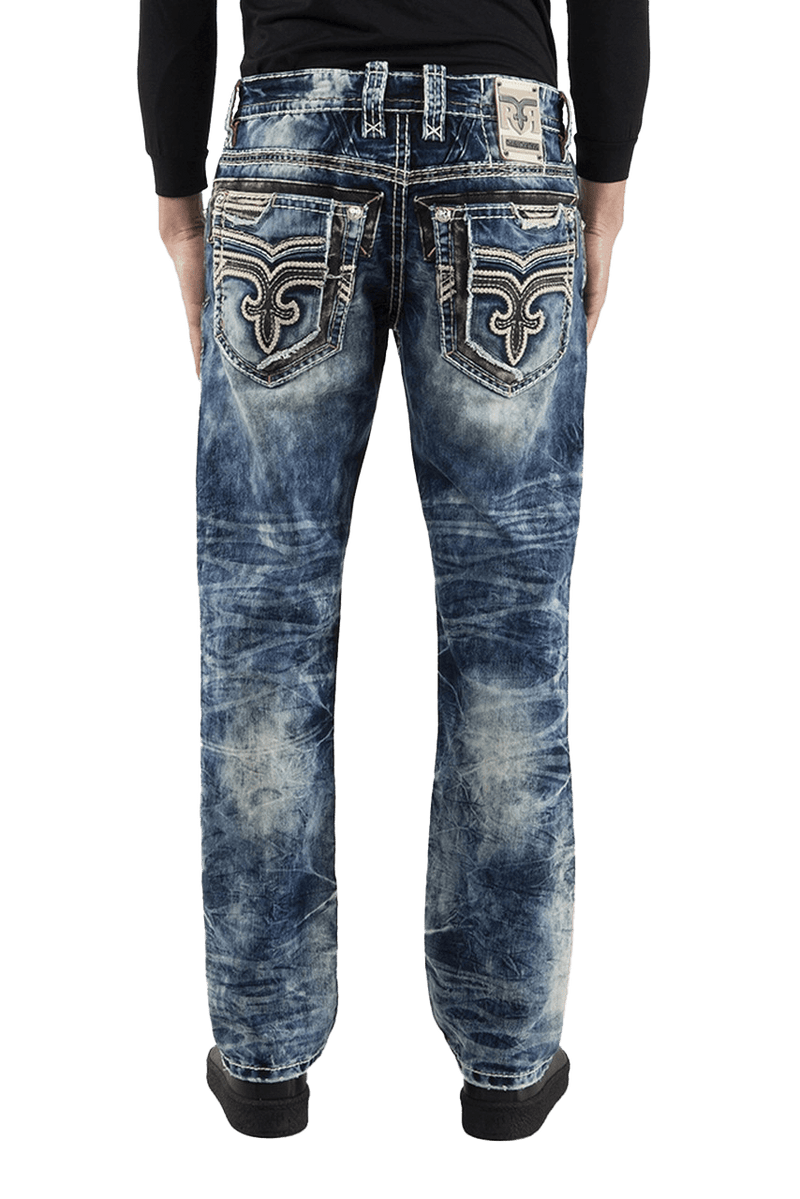 Rock Revival Men's Rusty Straight Denim Jeans