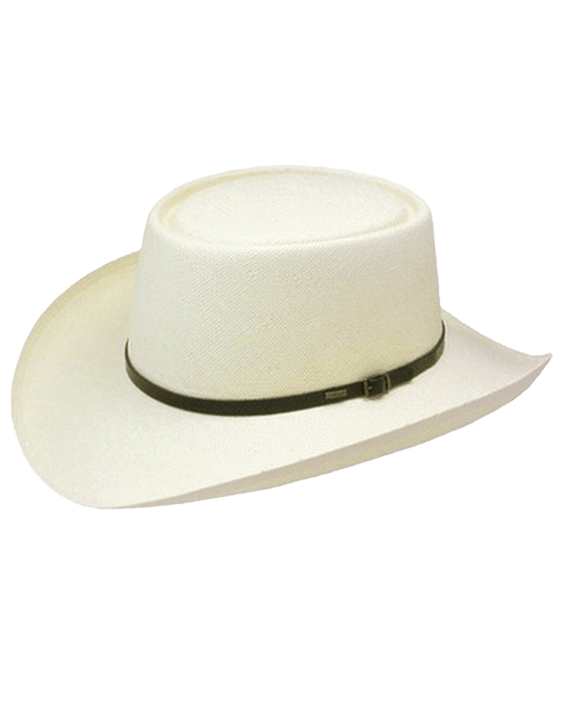 Resistol Hats 10x Gambler White Long Oval Hat
