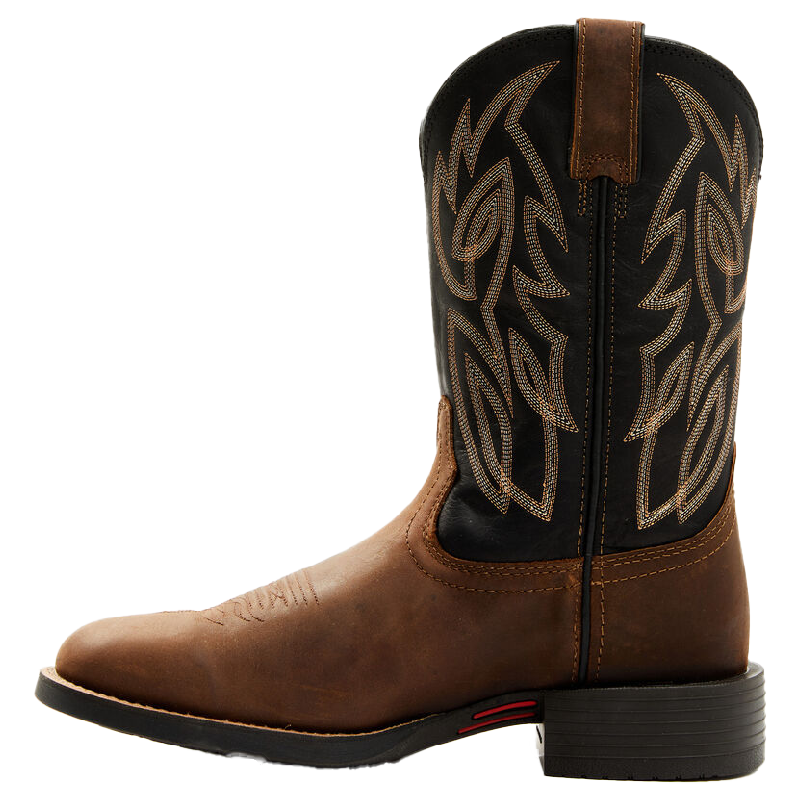 Justin Men's Rendon Round Toe Brown Boots