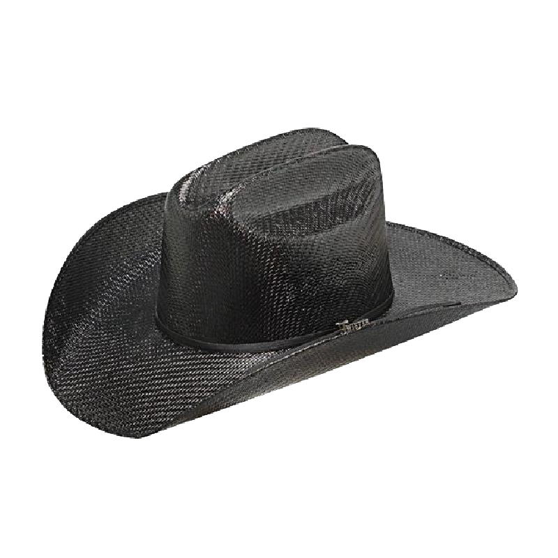 M&amp;F Western Men´s Twister Black Shantung Straw Hart