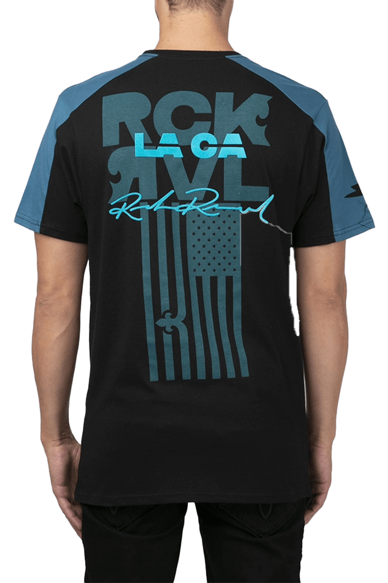 Rock Revival Men's Black Crew Neck T-Shirt
