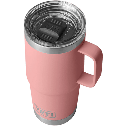 Yeti Rambler 20 oz Sandstone Pink Travel Mug