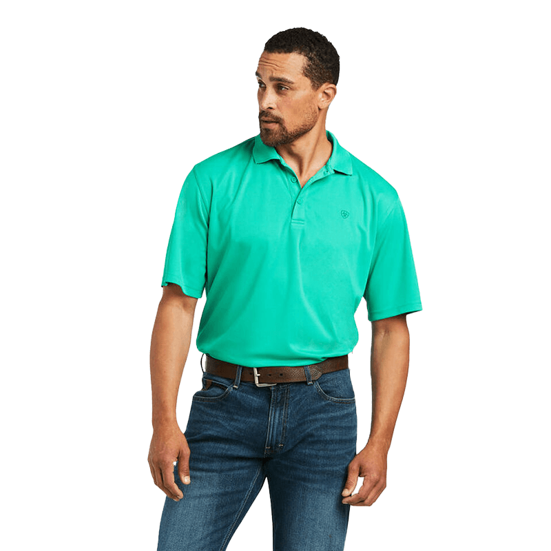 Ariat Men's Mint TEK Short Sleeve Polo Shirt