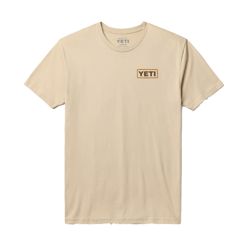 Yeti Horse Canyon Short Sleeve Cream T-shirt