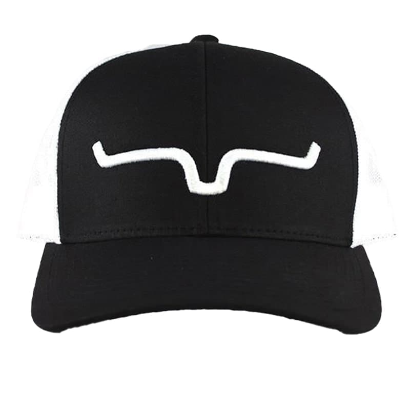 Kimes Ranch Weekly Black & White Trucker Cap